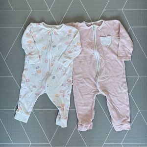 MORI zip baby pajamas